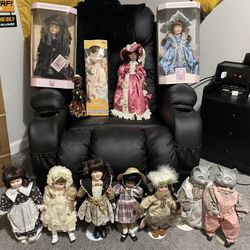 Vintage Porcelain Dolls (priced separately)