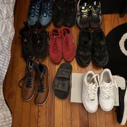 Variety of shoes 