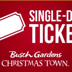 4-Busch Gardens Tickets Today 12/31