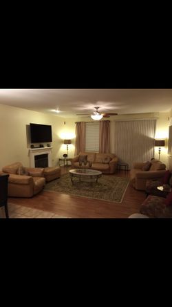 Leather couches