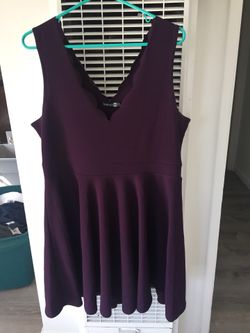 Boohoo night purple dress 👗