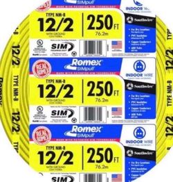 12/2 Romex wire