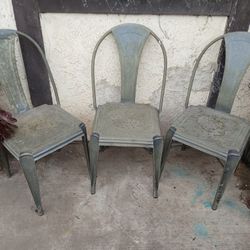 Heavy Metal Patio Chairs