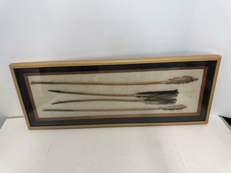 Framed Native American Arrow Display Collection