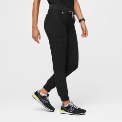 Figs Black Zamora™ - Petite Jogger Scrub Pants Size Small In PETITE   S - Black - Petite