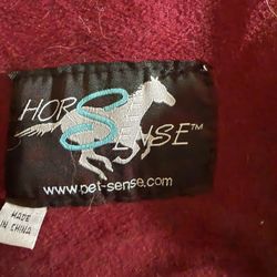 Horse Sense, Fleece Cooler Available