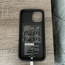 Extra Battery Pack Cover (IPhone 12 Pro Max)