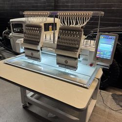 Two Head 15 Needle Embroidery Machine (New)}