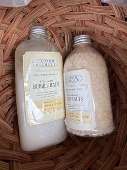 Lauren Nichole bubble bath and bath salts