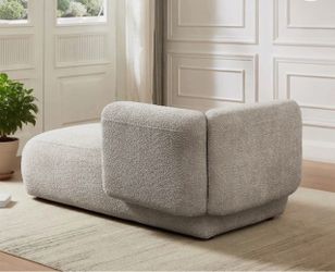 Modern Boucle Modular Sofa Section