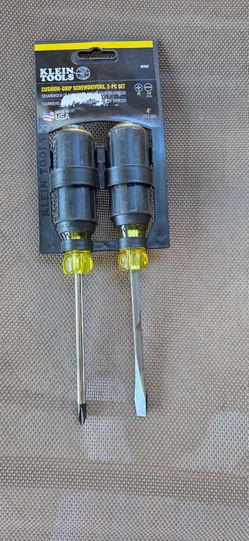 Klein Tools Cushion-Grip Screwdriver 2-Piece Set