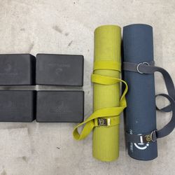 Yoga Mat And Block 