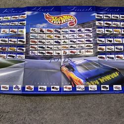 Vintage 1998 Hot Wheels Poster