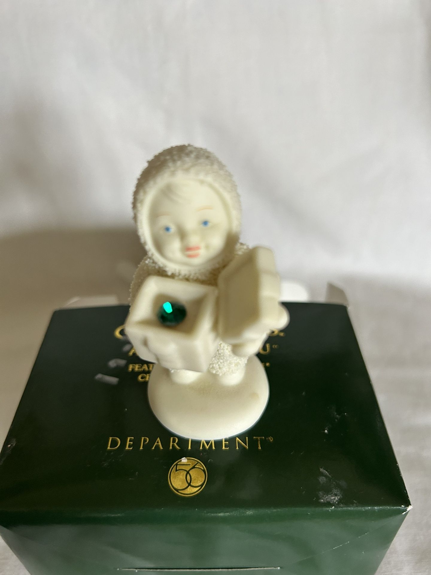 Month Of May Swavroski Snowbaby A Gift For You Emerald Birthstone