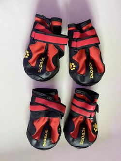 Dog Shoes for Large Dogs 4PCS Anti-Slip Dog Boots & Paw Protectors