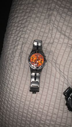 Jacques Lemans Chronograph Watch Orange Dial