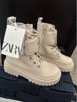 ZARA  girls combat boots