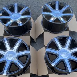 “22 Cadillac Escalade Gloss Black Rims/Wheels (Exchange Available)