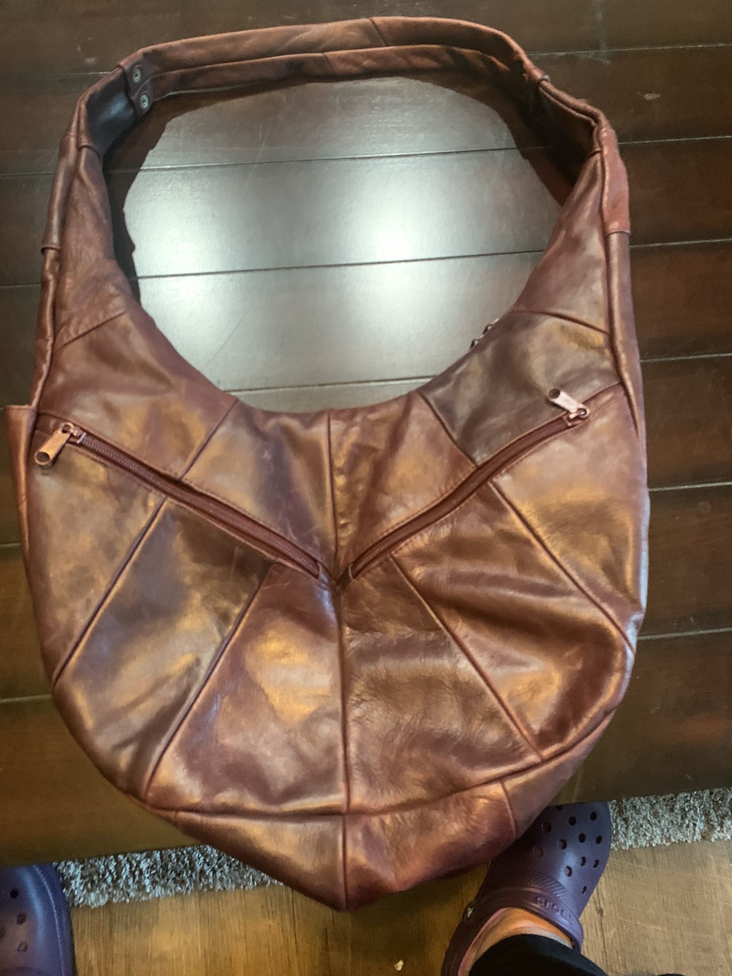 Leather Hobo Bag