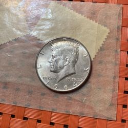Silver 1964 Kennedy Antique Coin 