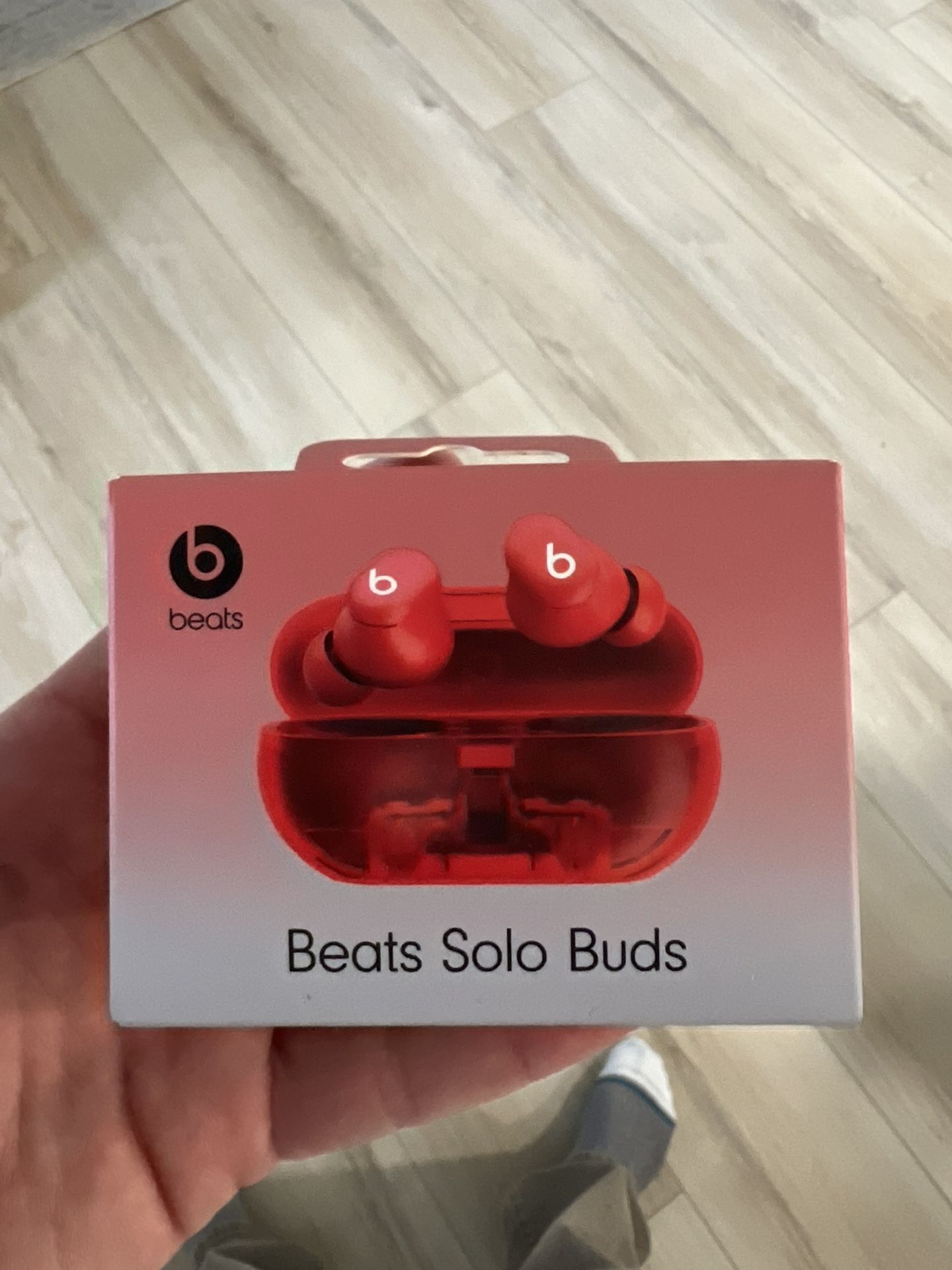 NEW Beats Solo Buds (Transparent Red) - Sealed