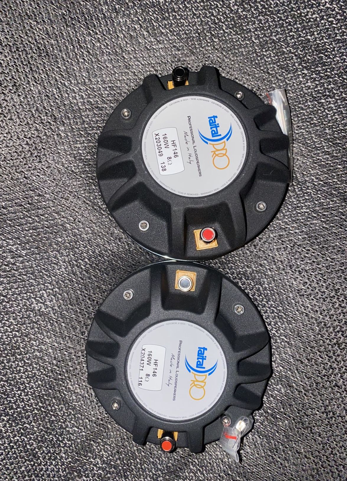 4 Faital Pro Audio Drivers Brand new!!