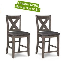Black Counter Bar Stool