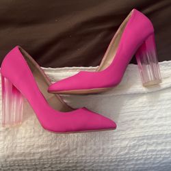 Pink Heels Size 7