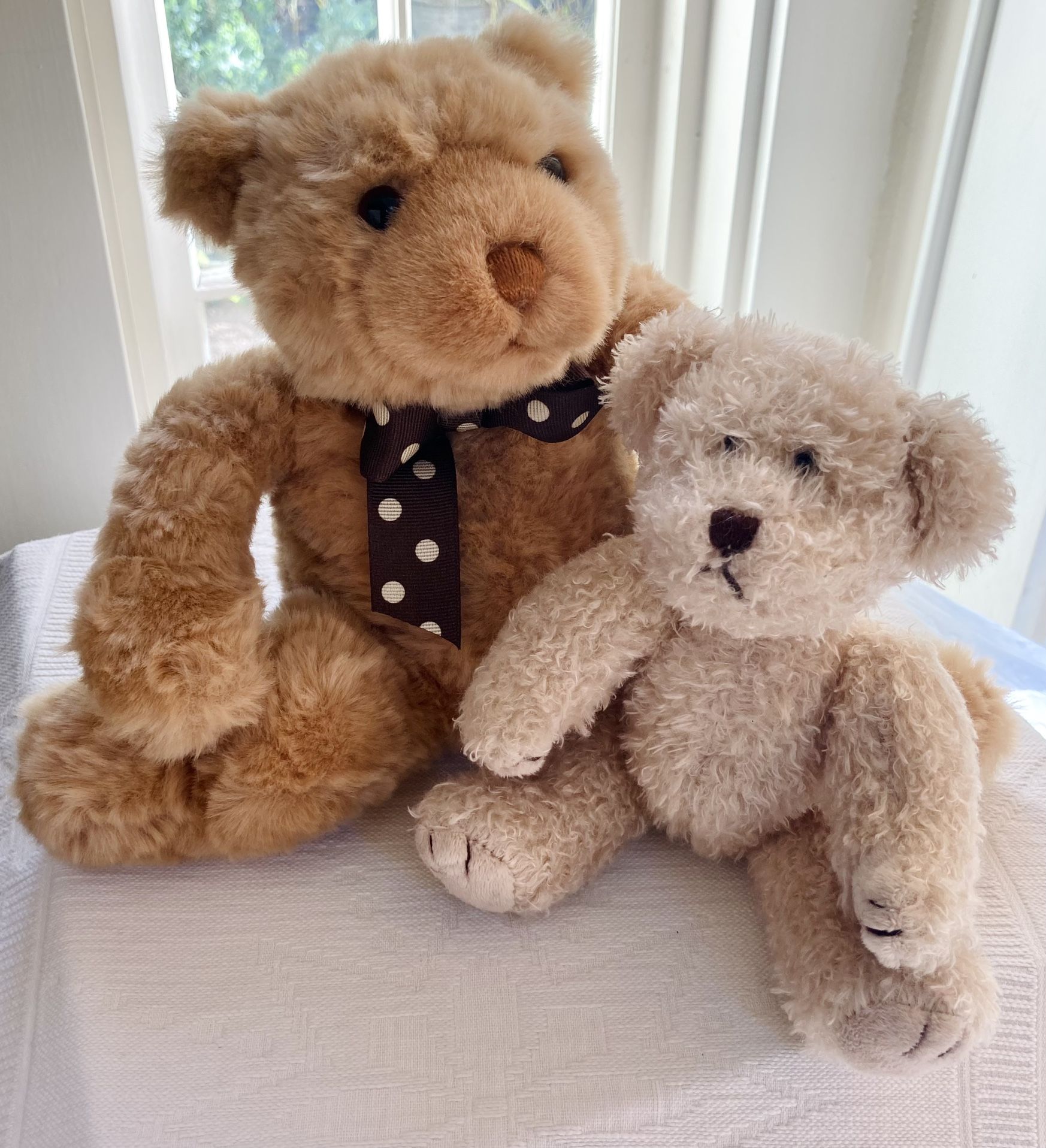 2 Teddy Bears! Gund & Unipak Jointed Teddy Bear
