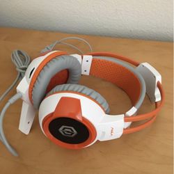 Cyberpowerpc Wired Light Up Gaming Headset With Cable New In Box