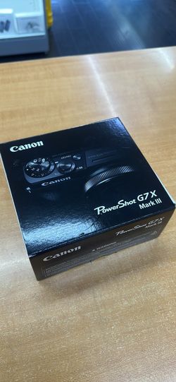 Canon G7X III Silver Brand New 