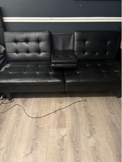 Black Futon Couch