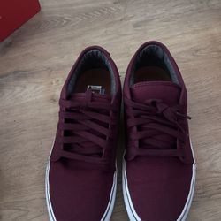 Burgundy Vans Men’s Shoes