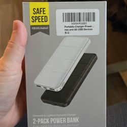 2 Pack Power Bank Chargers