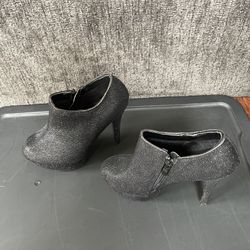 Black Sparkly Heels