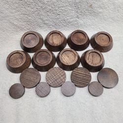 Wood Furniture Feet. Add 1 To 2 Inches. 16 Pieces.