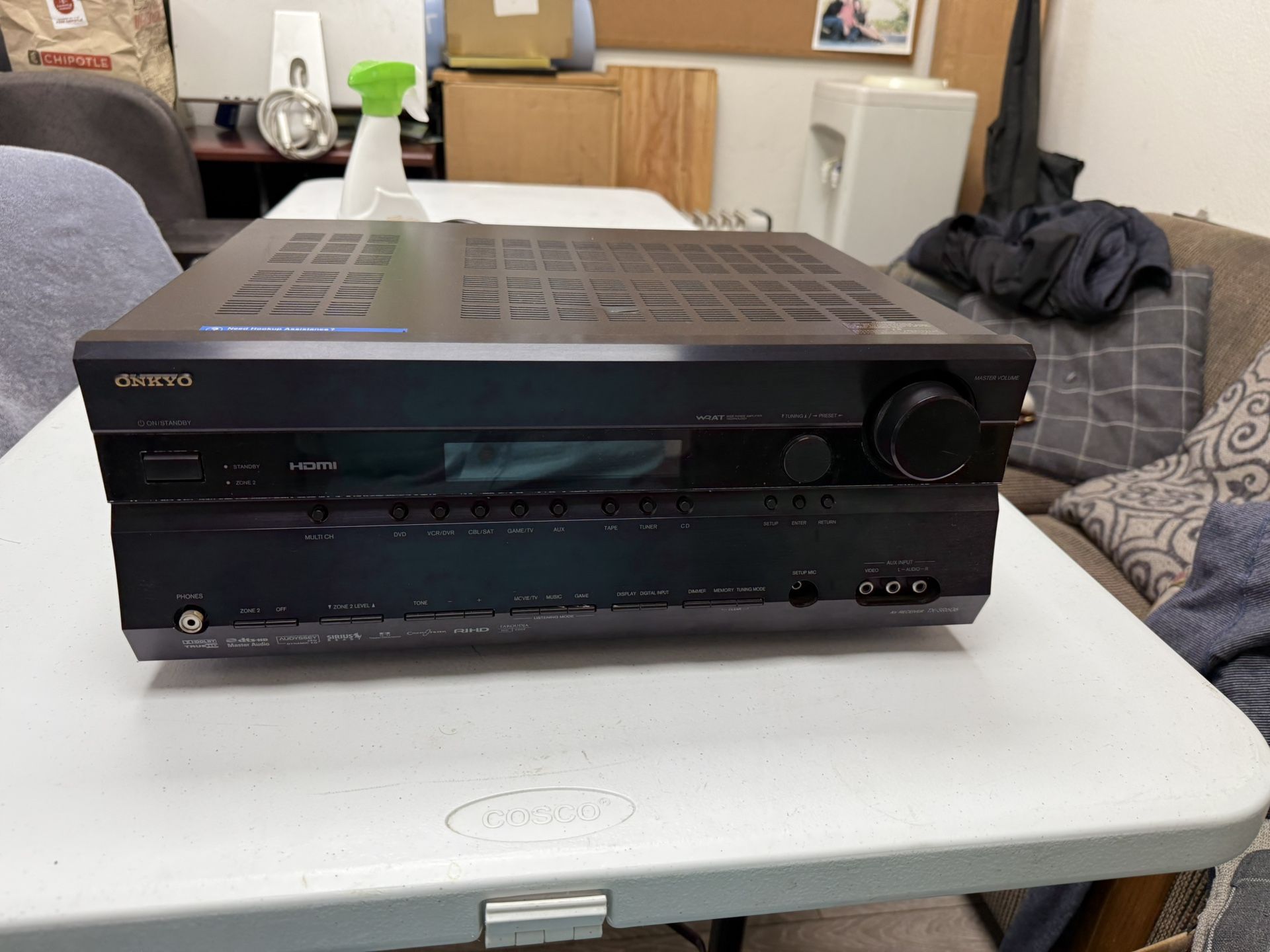 Onkyo TX-SR606 7.1ch AV Receiver HDMI Dolby TrueHD DTS-HD - Tested & Working