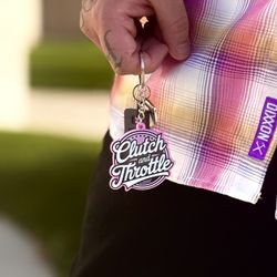 OG Crest Keychain (Bubblegum Pink)