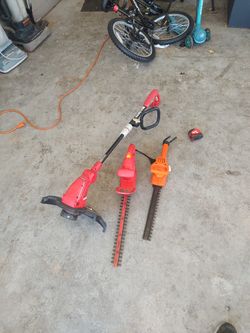 Electric Corded Lawn Tools-lot Of 3