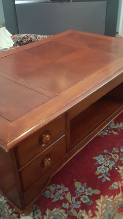 Dania Mahogany Chess/ Backgammon Coffee Table