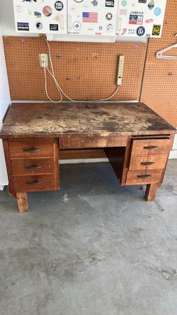 Old work bench