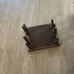 Wooden Desktop  Book rack