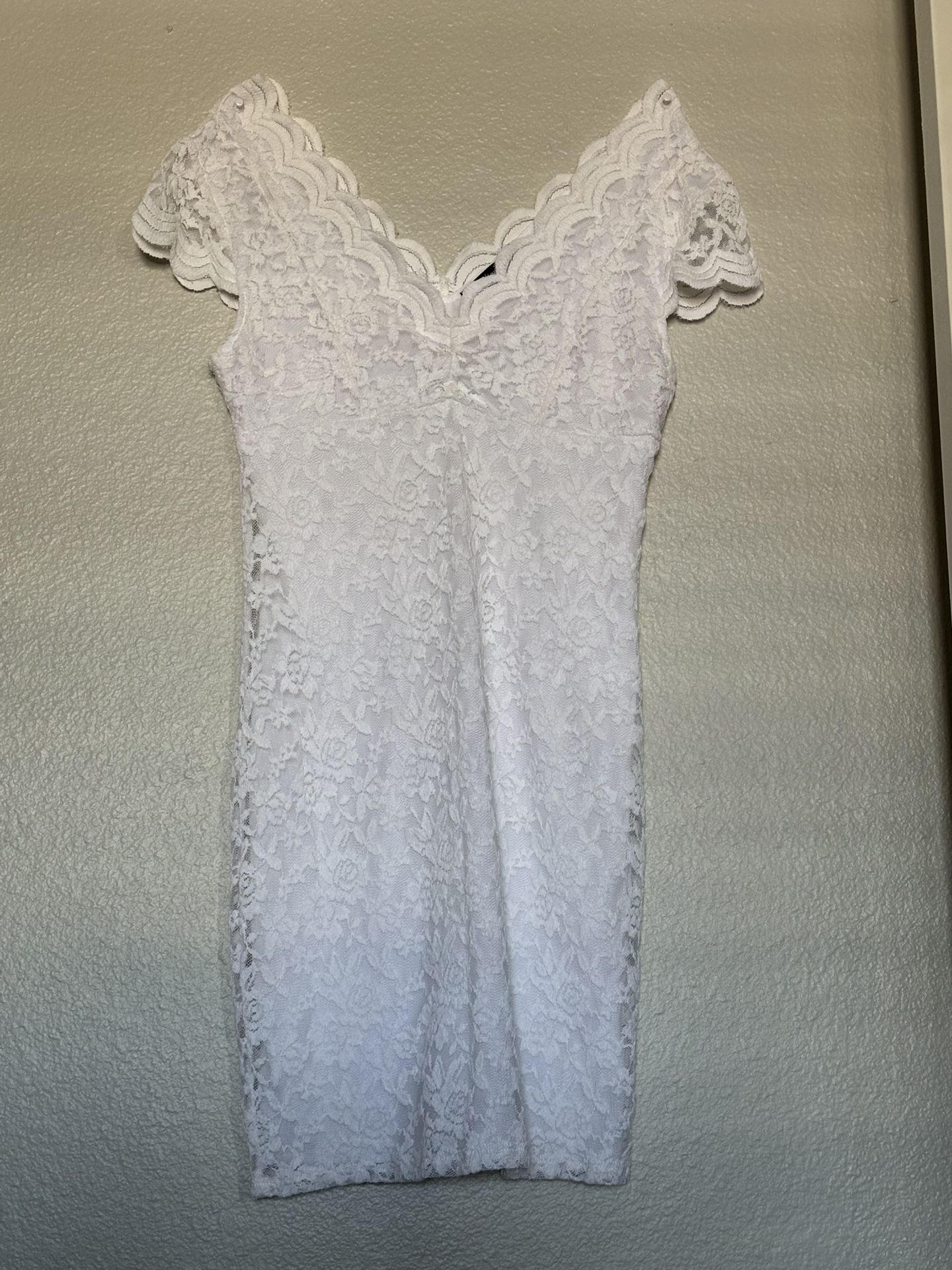 White Lace Dress