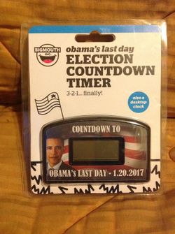 Obamas last day election countdown timer