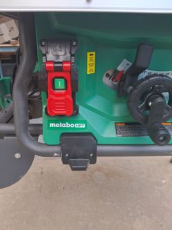 10" metabo table saw comes with free miter saw