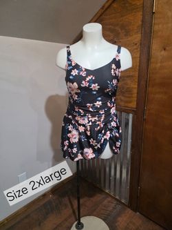 New Women's Plus Size Swim Dress