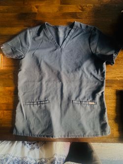 FIGS scrubs Women’s large top Navy blue