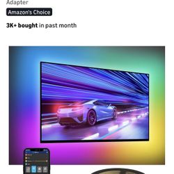 Govee TV LED Backlight,RGBIC Smart LED Strip Lights for 70-80 inch TVs, Bluetooth and Wi-Fi Control, Works with Alexa & Google Assistant, Music Sync, 