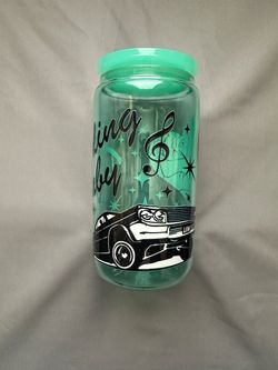 Darling Baby Lowrider 16 oz Glass Cup
