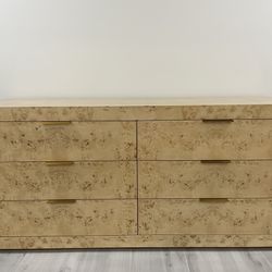 Restoration Hardware Burl Wood Dresser And Nightstands
